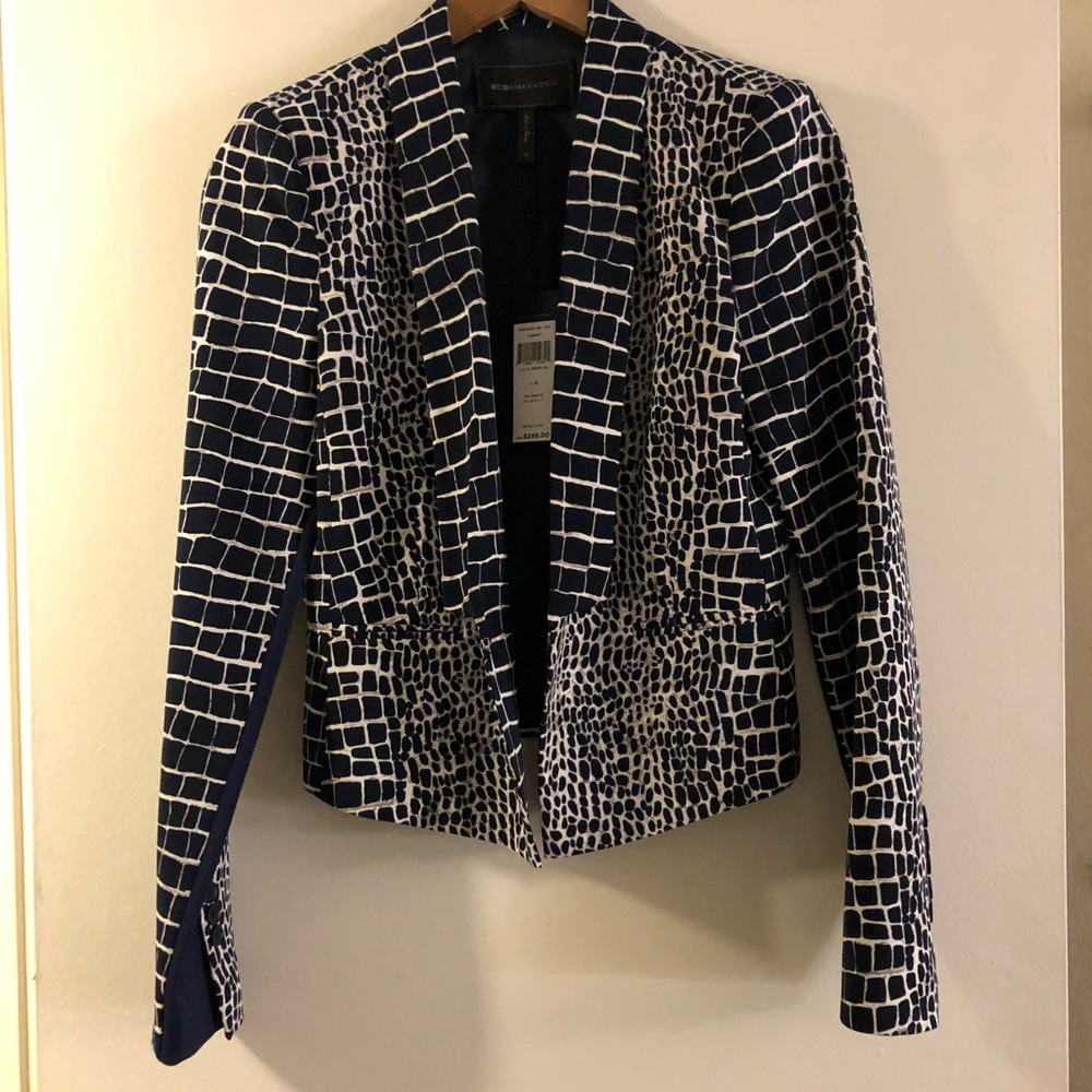 BCBG Maxazria Leeam Patterned Blazer